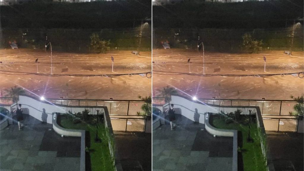 Chuva na Bernardo Vasconcelos