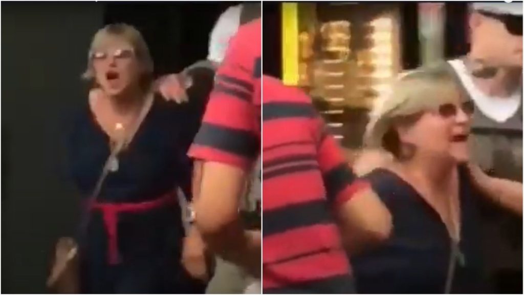 mulher presa racismo