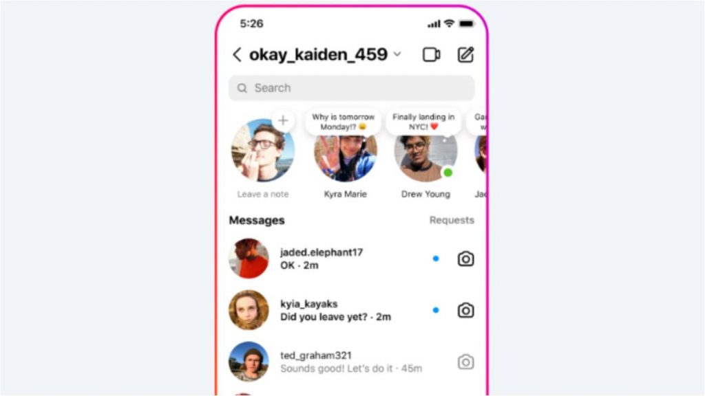 notes instagram