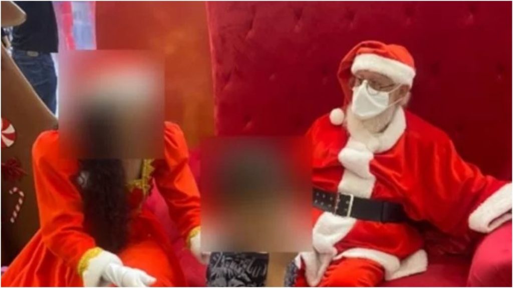 Papai Noel garoto autista