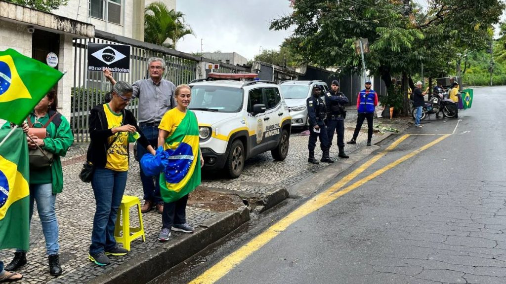 Manifestação na Raja Gabaglia