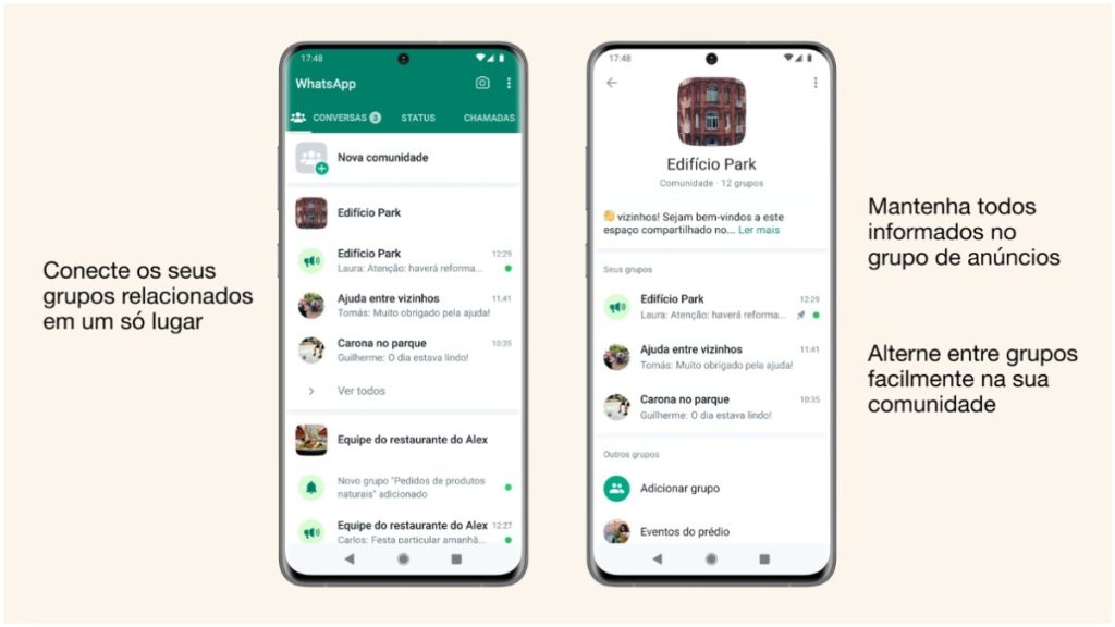 novo recurso whatsapp