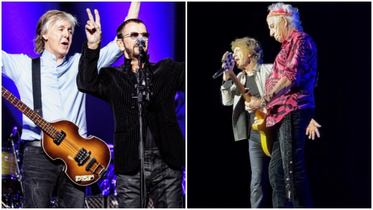 Paul McCartney, Ringo Starr e Rolling Stones