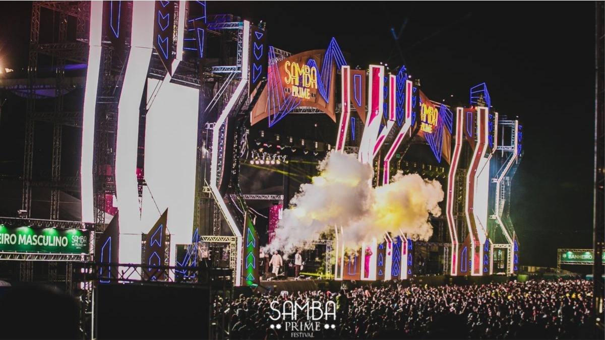 Samba Prime no gramado do Mineirão; garanta seu ingresso com valor promocional na pré-venda no escuro