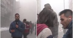 repórter tira criança escombros terremoto turquia