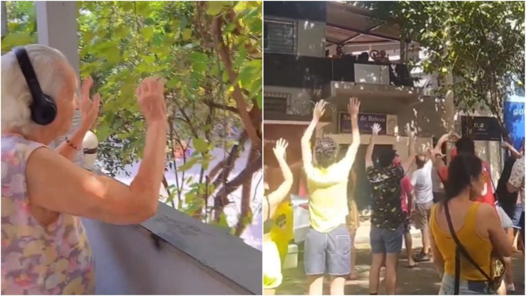 vovo DJ fez a festa