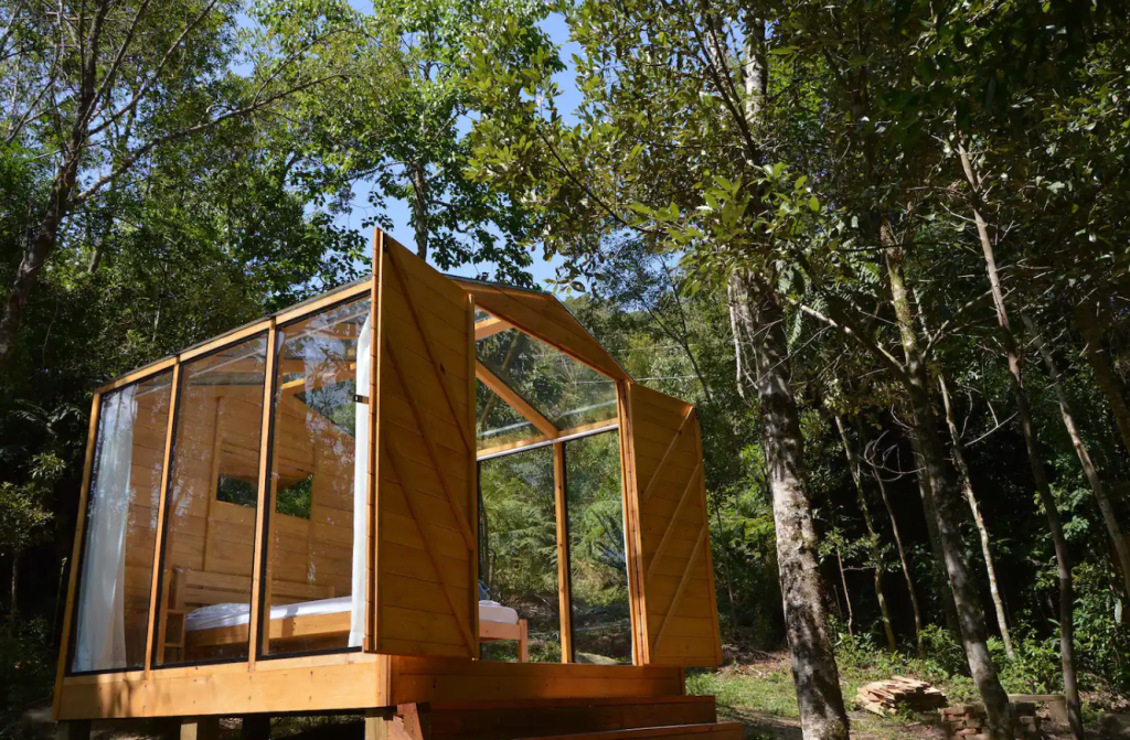 Cabana na floresta