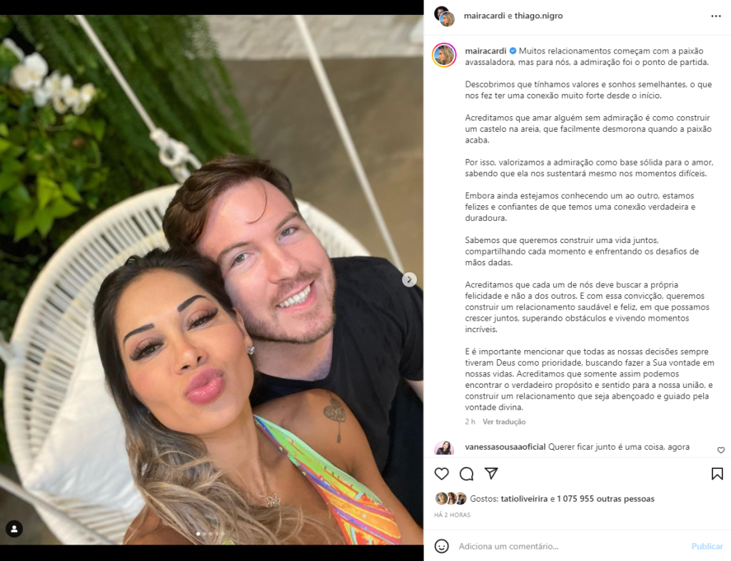 Postagem no Instagram