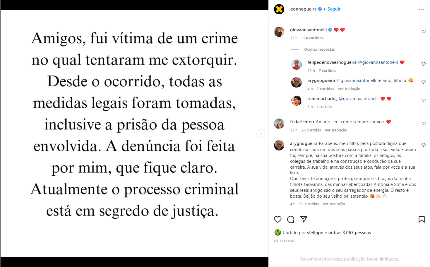 Marido de Giovanna Antonelli fala sobre acusação de assédio