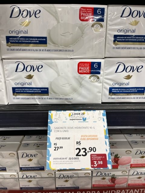 dove na promoção