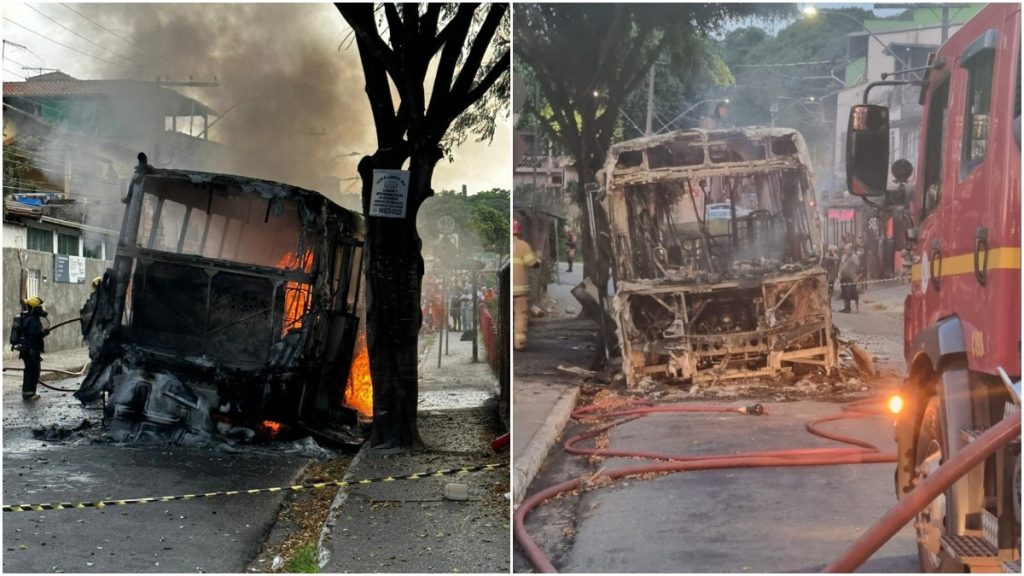 ônibus incendiado bh