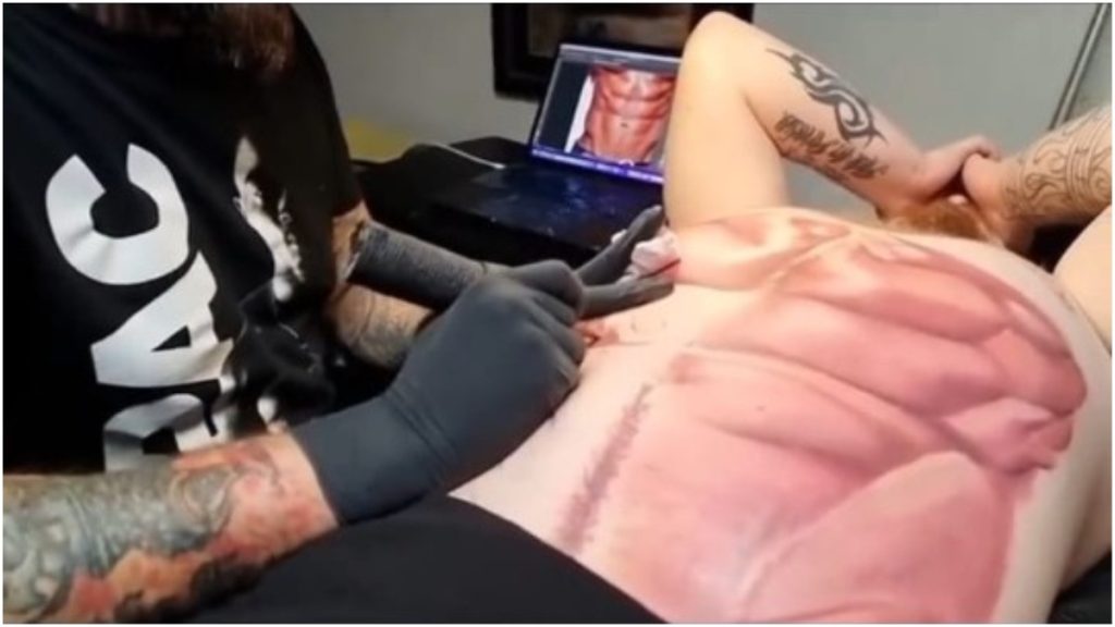 tatuagem tanquinho