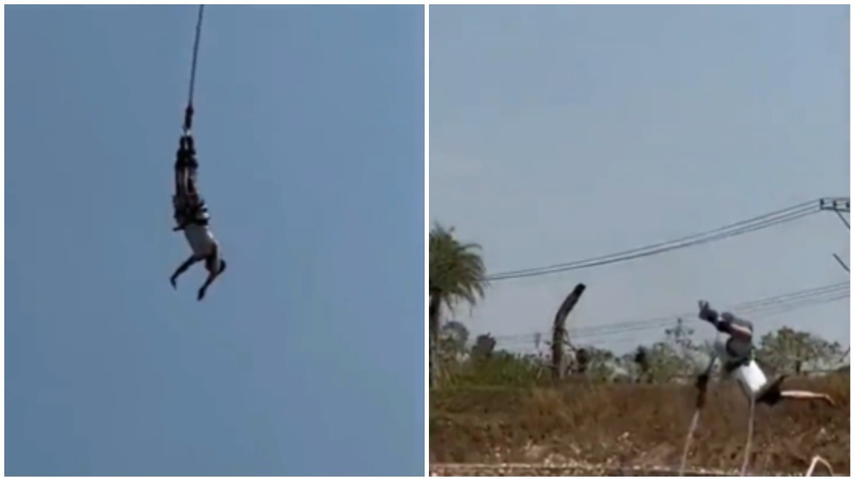 turista sobrevive queda bungee jump