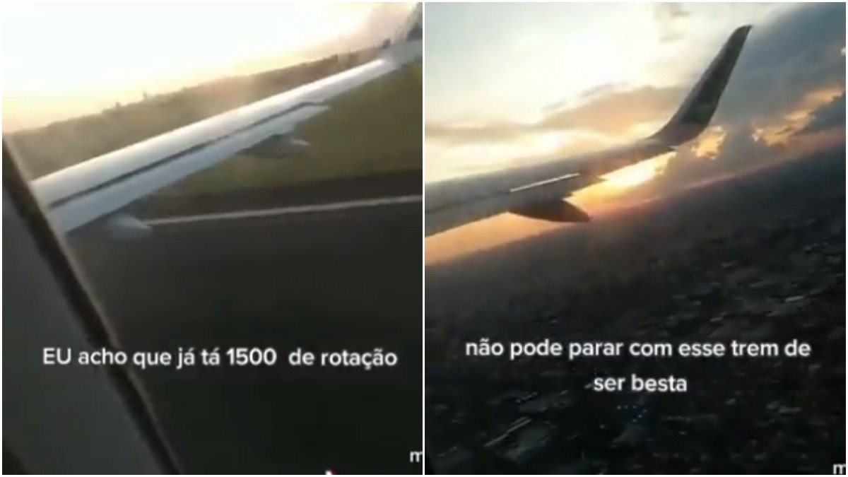 família mineiros avião