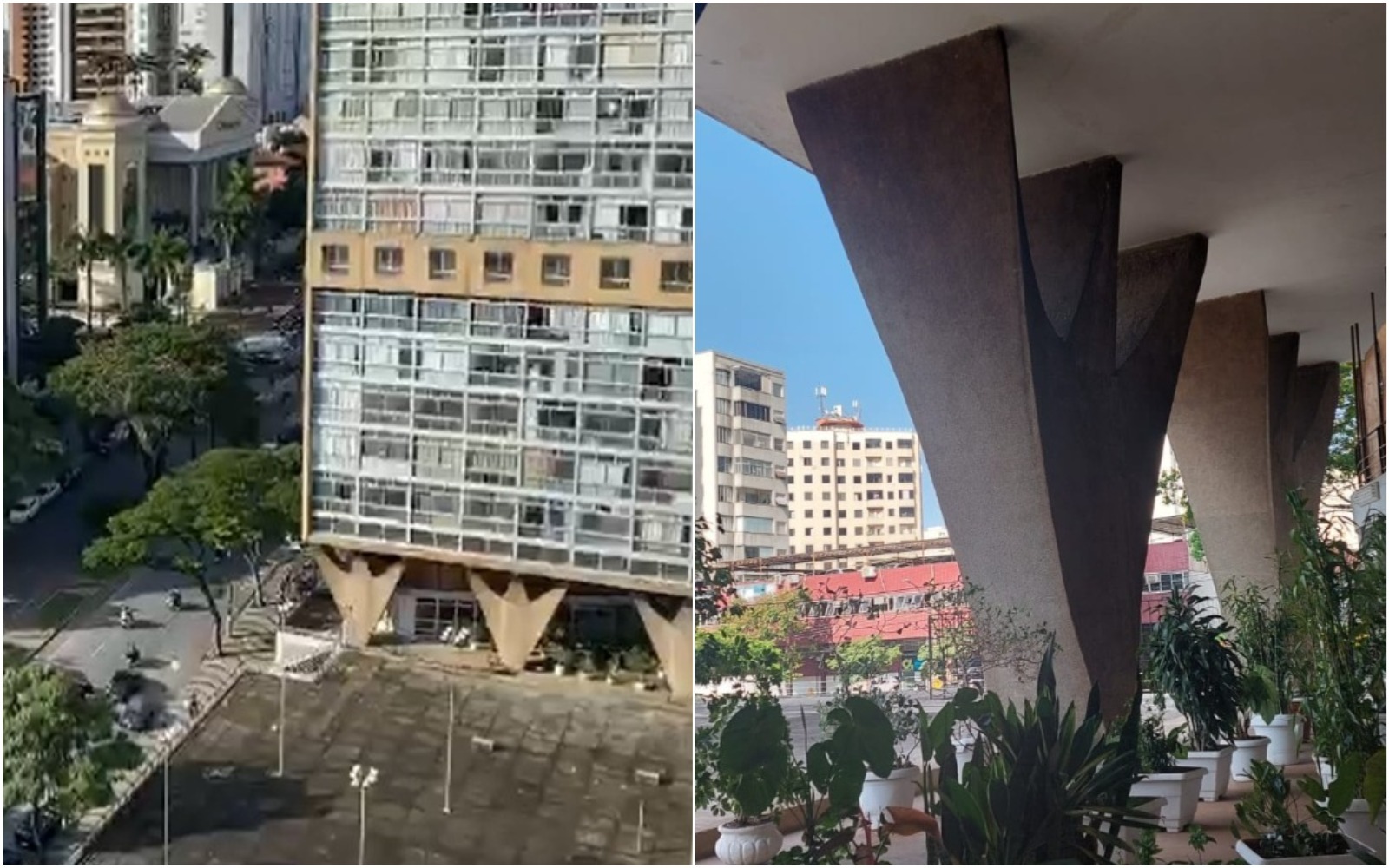 Edifício JK, em Belo Horizonte, é denunciado por má conservação