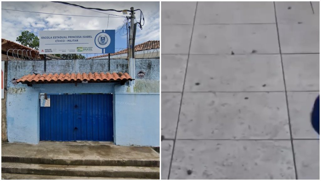 Baratas em escola de BH