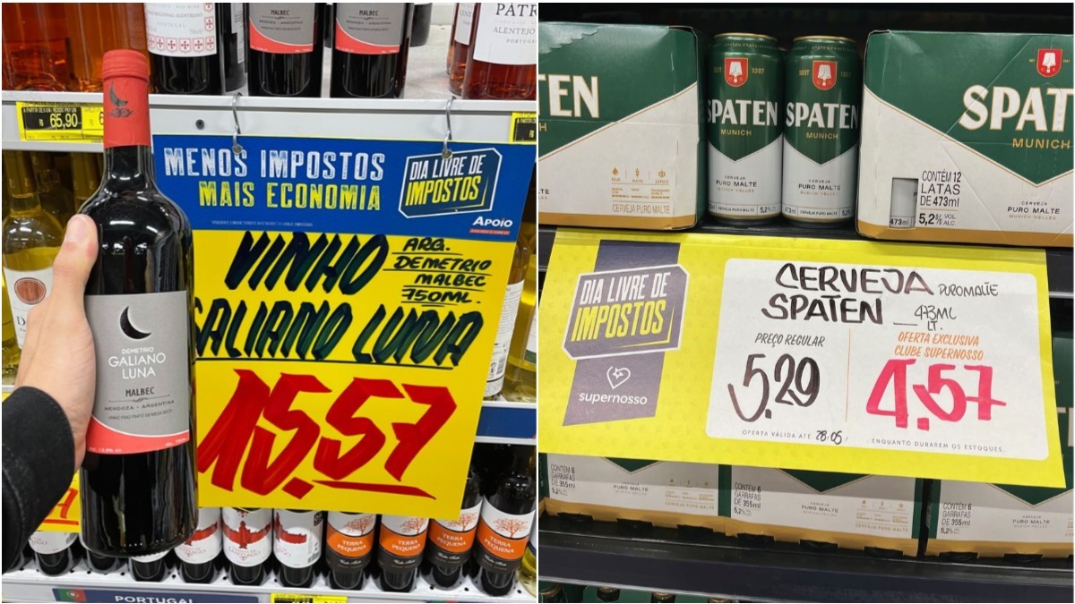 Dia Livre de Impostos: Apoio Mineiro e Supernosso apresentam ofertas com até 50% de desconto