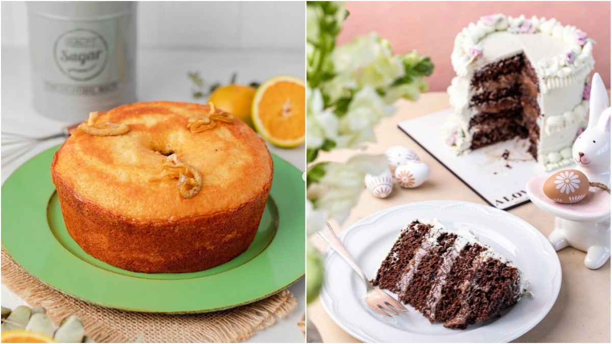 Bolo de aniversário simples feminino branco coberto com manteiga