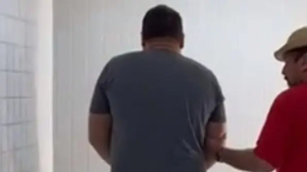 marido preso extorsão