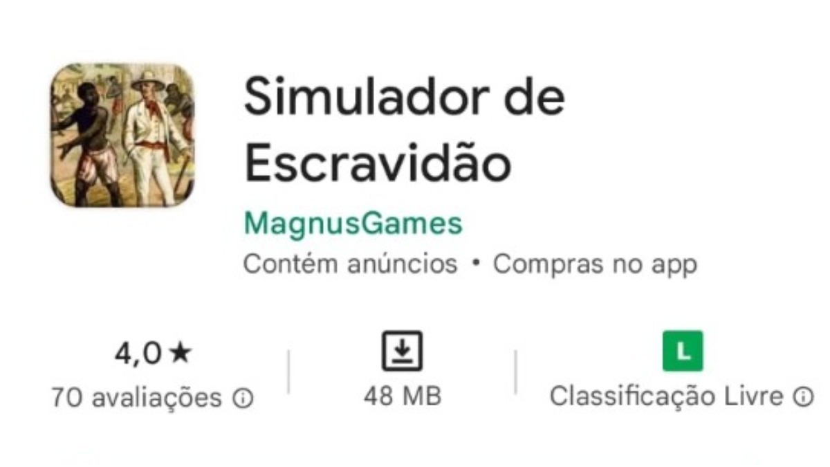 Simulador de escravidão': jogo 'ensinava' a comprar e punir escravos -  DiversEM - Estado de Minas