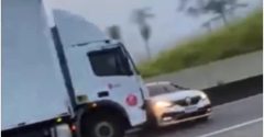 caminhão arrasta carro sp
