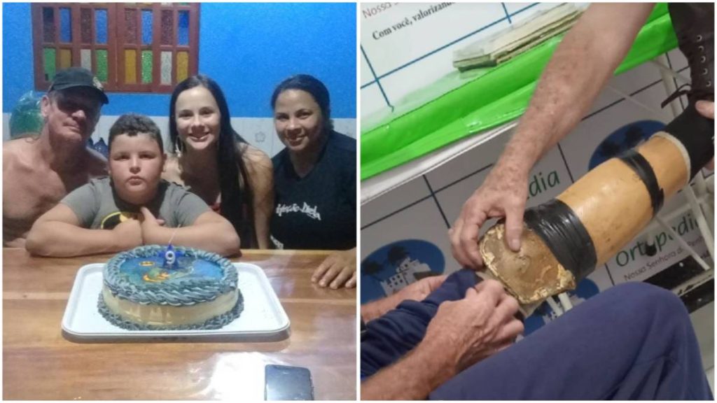 filha prótese pai