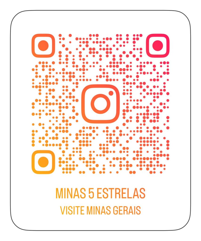 Quem ama Minas, dá 5 estrelas! Governo de Minas lança campanha para incentivar turistas mineiros a viajarem pelo estado QR CODE Minas 5 estrelas