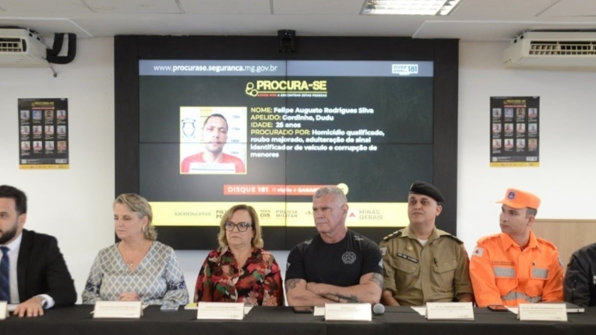 Lançamento da lista dos criminosos mais procurados de Minas