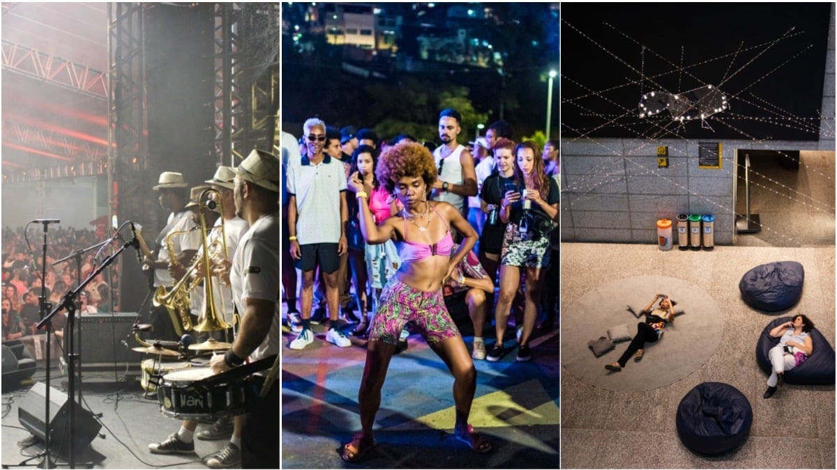 show, festival toca na favela e exposção no sesc palladium