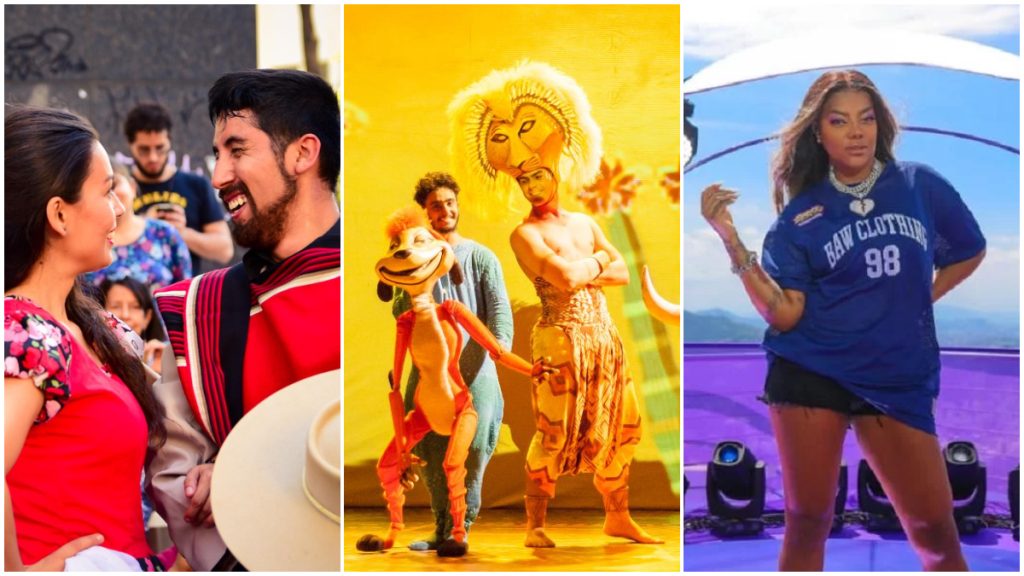 colagem agenda programação fim de semana bh