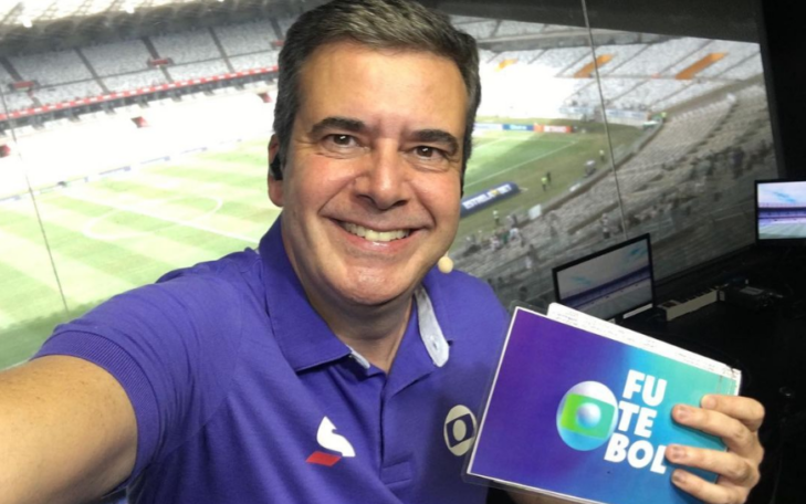 Rogério Corrêa, da TV Globo, no Mineirão