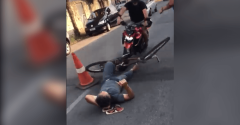 ciclista atropelado por motociclista em divinópolis