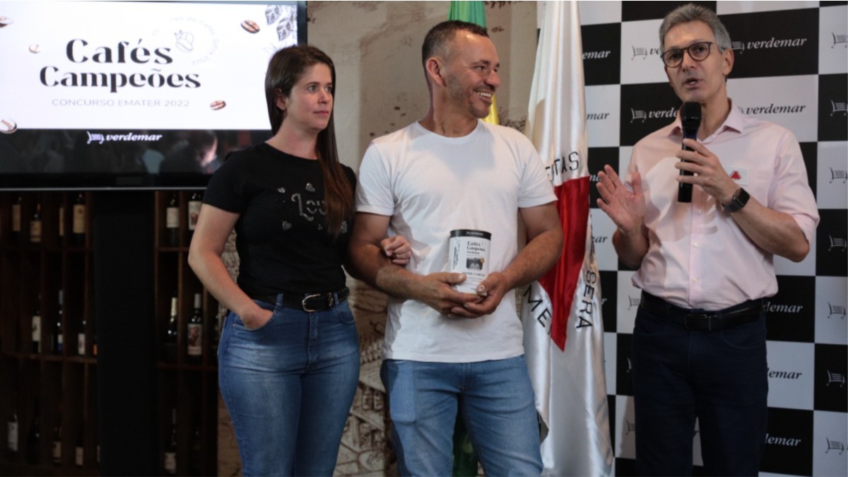 produtor café campeão concurso de qualidade dos Cafés de Minas Gerais