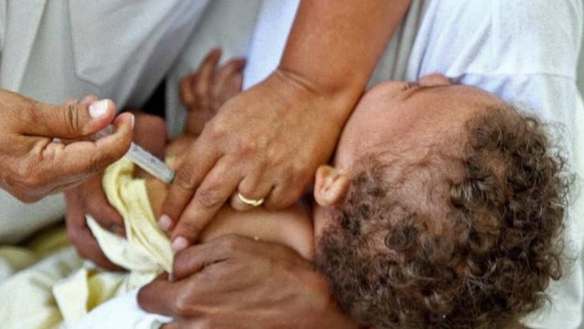 Registro vacina bebês