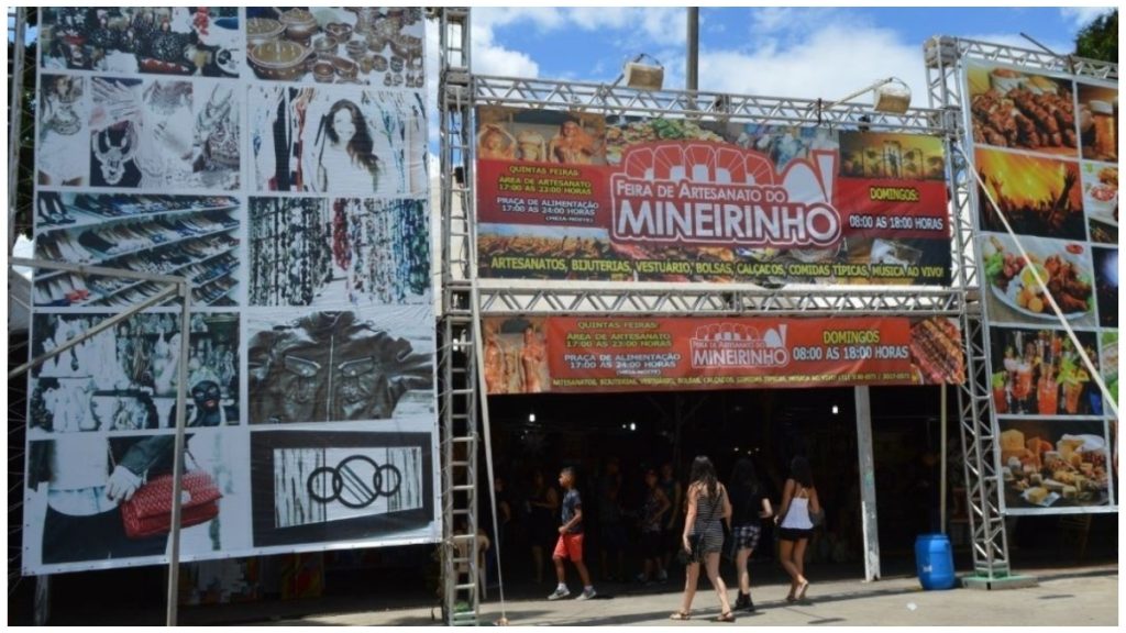 entrada da feira do mineirinho em BH