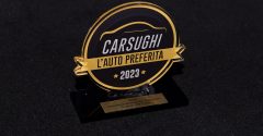 troféus da premiação Carsughi L'Auto Preferita