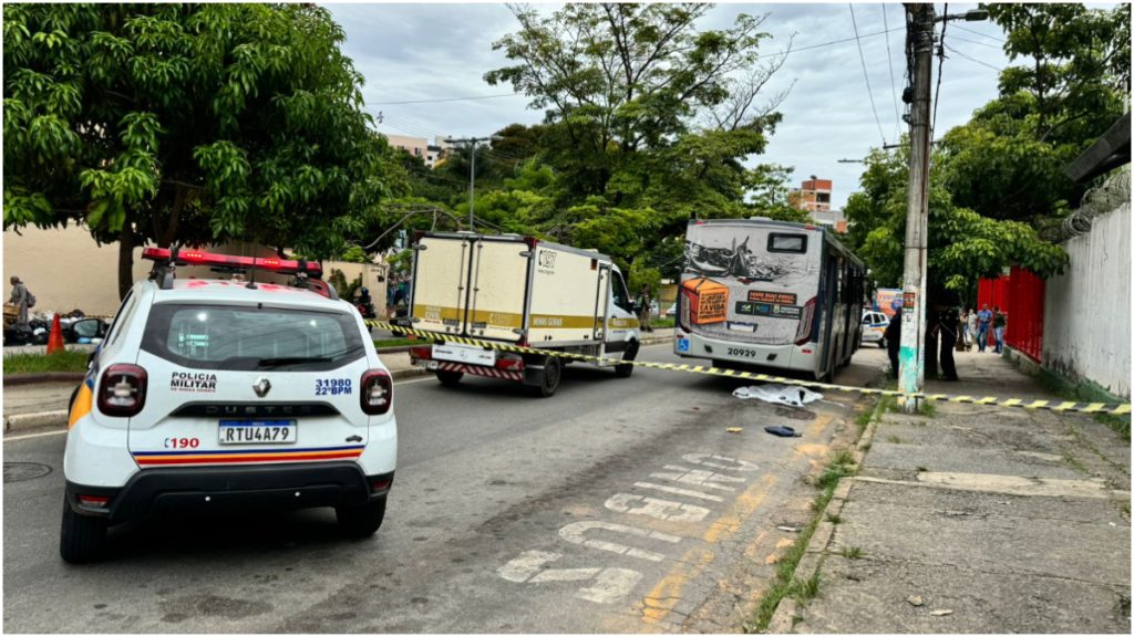 idosa atropelada ônibus
