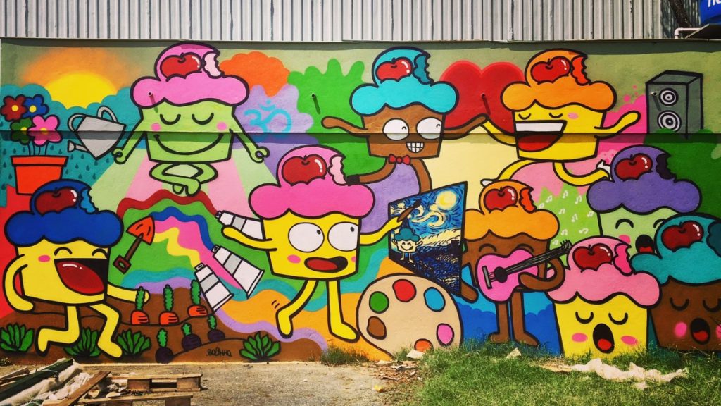 'Bolinho', ícone da arte urbana de BH, ganha exposição gratuita