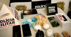 Suspeitos faziam entrega de drogas em domicílio, segundo a Polícia Civil (Foto: Divulgação)