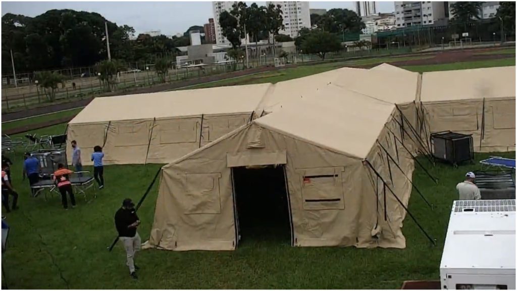 tenda atendimento dengue