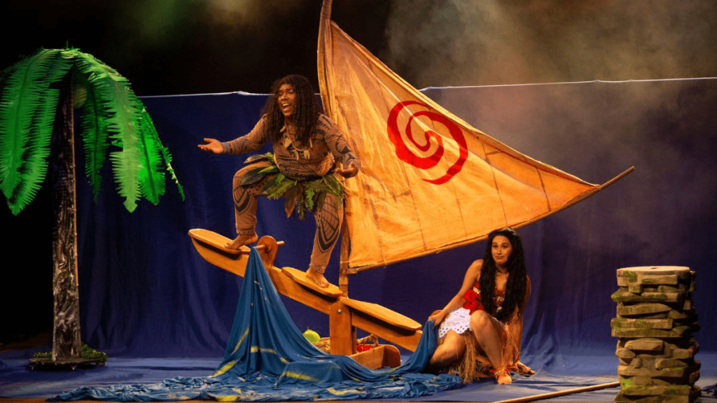 Teatro infantil de graça Ponteio exibe a peça ‘Moana’ neste domingo (24)