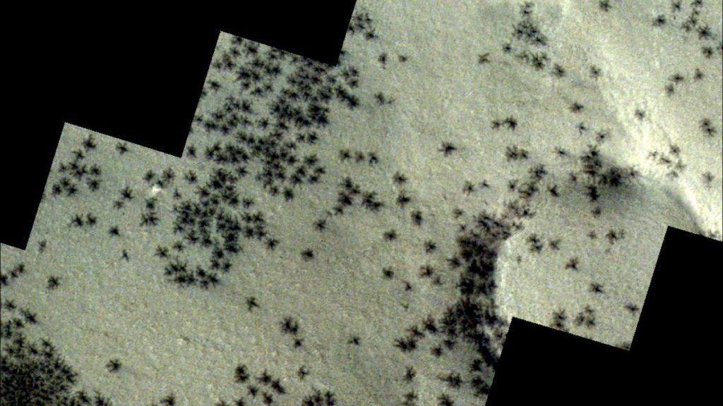 sonda espacial agência europeia aranhas marte