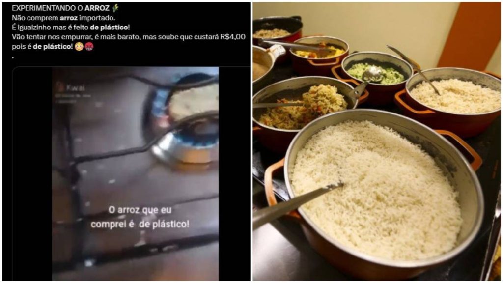 arroz plástico fake news