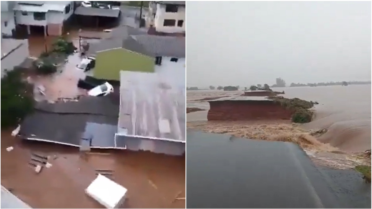 alagamento chuvas no rio grande do sul