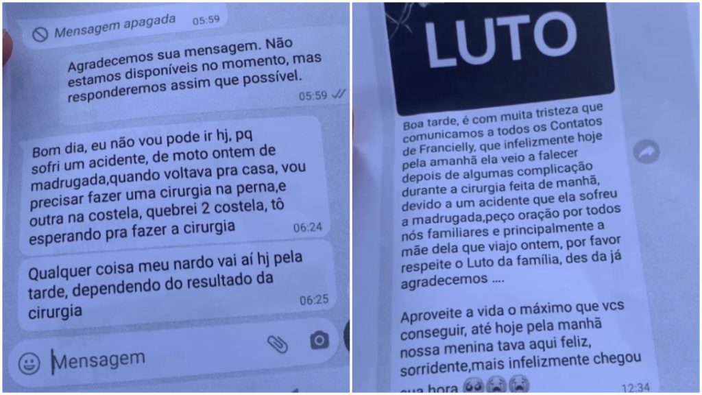 golpe pix falso nota falecimento