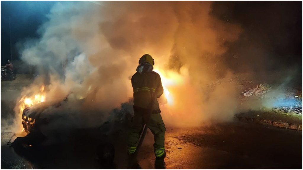 incêndio carro alfenas crianças
