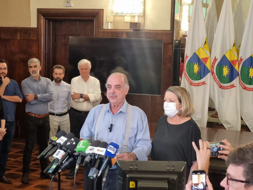 Prefeito de BH, Fuad Noman, revelou que está em tratamento contra câncer. (João Lages/BHAZ)