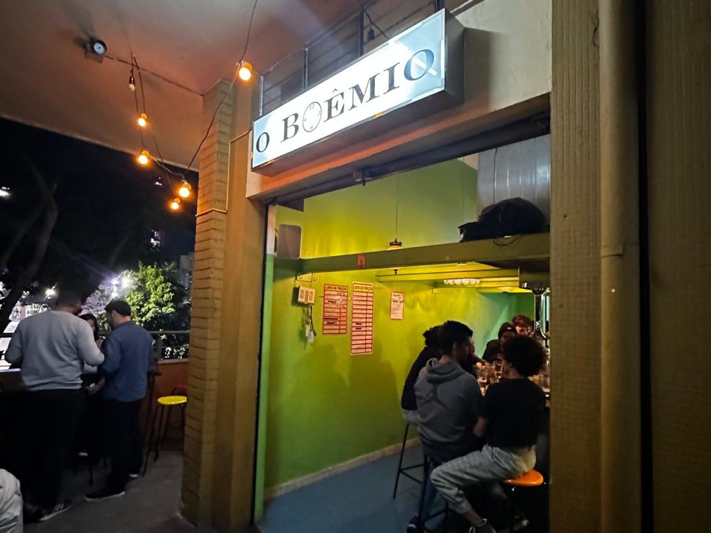 Varanda do bar O Boêmio, no centro. Um dos bairros boêmios de BH.