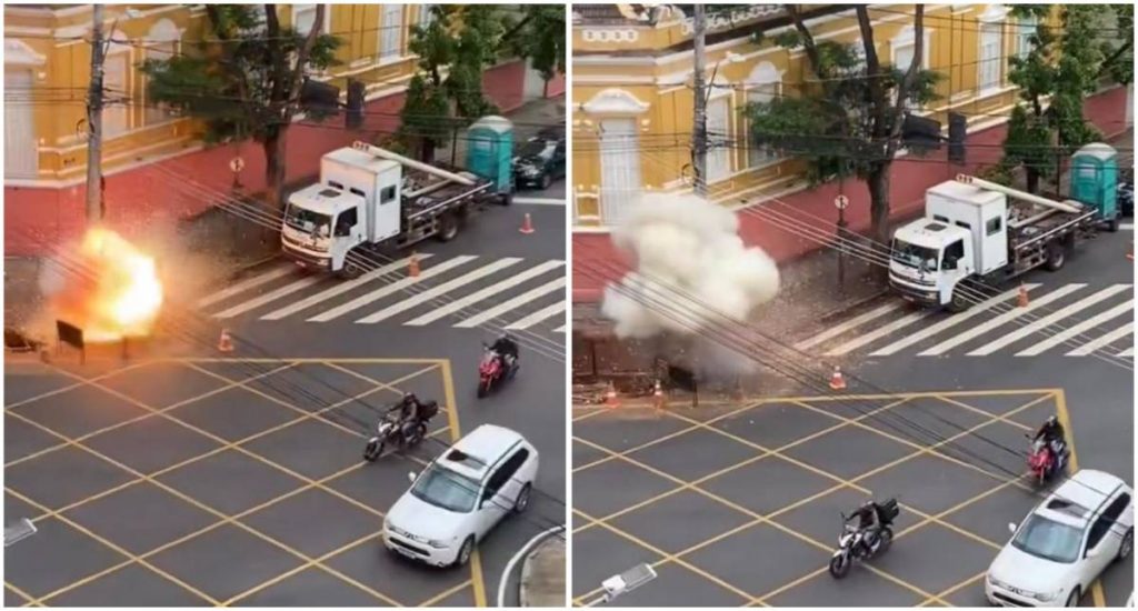 Quatro pessoas ficam feridas em explosão de obra no centro de Belo Horizonte