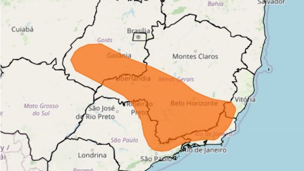 alerta chuva minas gerais